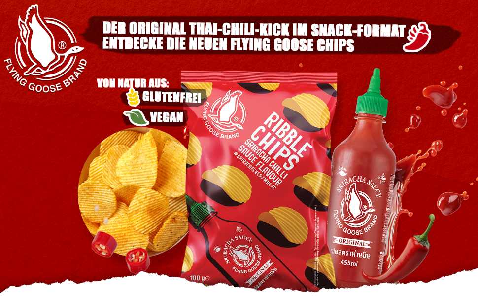 Ribble Chips mit Sriracha